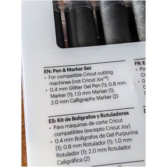 Cricut 5pc Black Calligraphy Variety Pen Set - Picture 4 of 10